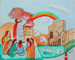 “After the Flood” by visionary artist Myrtice West