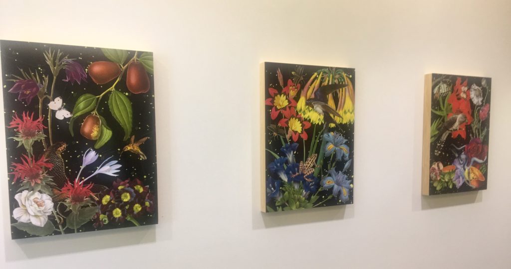 "Jujubbe", "Frog", and "Cuckoo" from Anne Lemanski's Five Print Series "In the Garden"