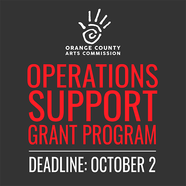 OCAC announces Operations Support Grants for arts