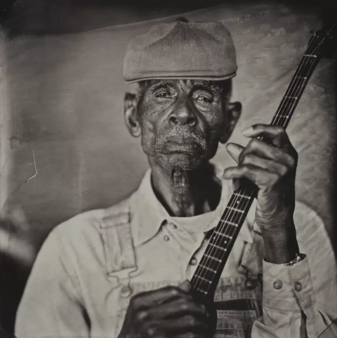 Tintype photograph of John Dee Holeman by Timothy Duffy