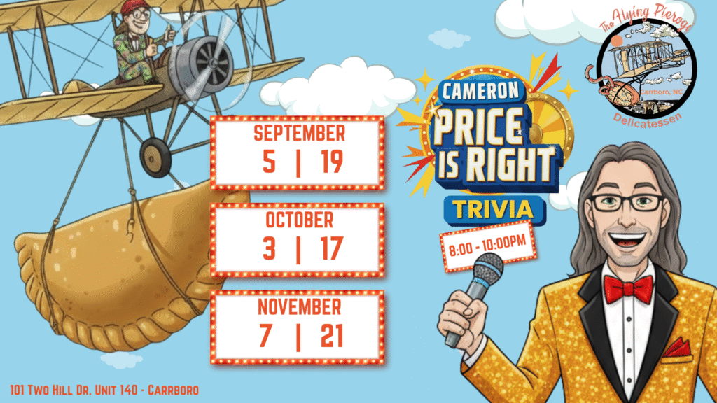 Price Trivia Cameron Price is Right Trivia @ The Flying Pierogi! - Orange Co. Arts ...