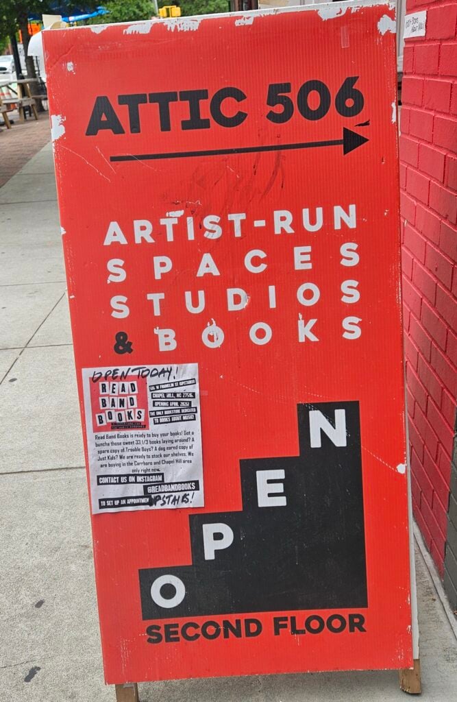 Attic 506 sign on Franklin St